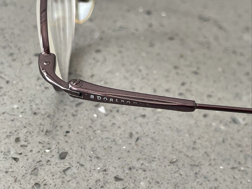 Apostrophe AP08 C58 47-18-130 2-1 Brown Bronze Full Rim Eyeglasses Frames ONLY - Picture 4 of 16